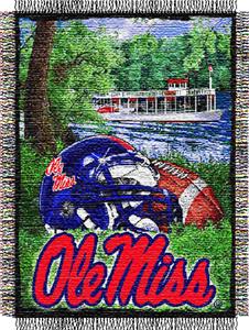 Northwest NCAA Ole Miss HFA Tapestry Throw