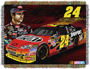 Northwest NASCAR Jeff Gordon 48x60 Tapestry Throw