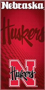 Northwest NCAA University of Nebraska Beach Towel