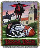 Northwest NCAA Texas Tech HFA Tapestry Throw Northwest NCAA Texas Tech HFA Tapestry Throw