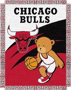 Northwest NBA Chicago Bulls 36"x46" Baby Throw