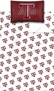 Northwest NCAA Texas A&M University Twin Sheet Set