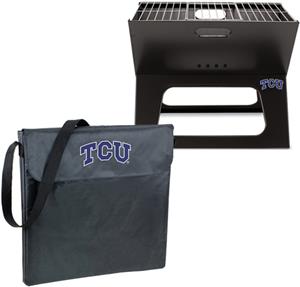 Picnic Time Texas Christian Univ. Charcoal X-Grill