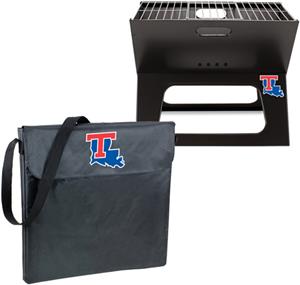 Picnic Time Louisiana Tech Charcoal X-Grill w/Tote