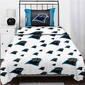 Northwest NFL Carolina Panthers Twin Sheet Sets