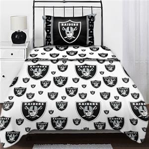 Northwest NFL Oakland Raiders Twin Sheet Sets
