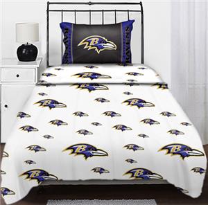 Northwest NFL Baltimore Ravens Twin Sheet Sets
