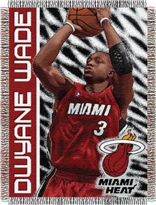 Northwest NBA Miami Heat Dwayne Wade 48"x60" Throw