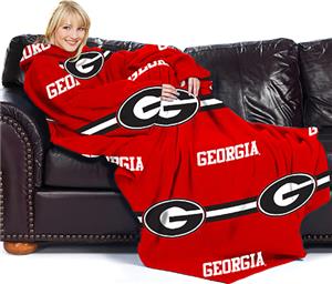 Northwest NCAA Georgia Comfy Throw (Stripes)