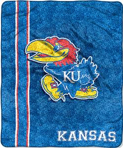 Northwest NCAA Univ. of Kansas Jersey Sherpa Throw