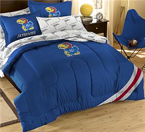 Northwest NCAA Univ. of Kansas Full Bed in Bag Set