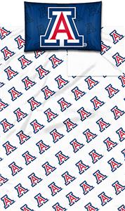 Northwest NCAA Univ. of Arizona Twin Sheet Set