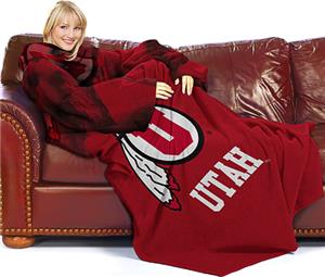 Northwest NCAA Univ. of Utah Comfy Throw (Smoke)