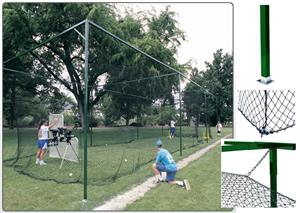ATEC Free-Standing Baseball Batting Cage 54' & 70'