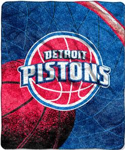 Northwest NBA Detroit Pistons 50"x60" Sherpa Throw