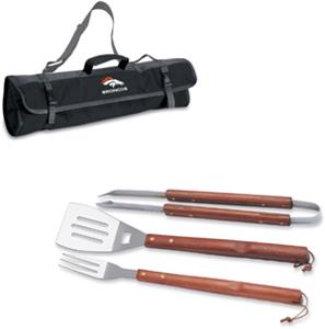 Picnic Time NFL Denver Broncos BBQ Set w/Tote