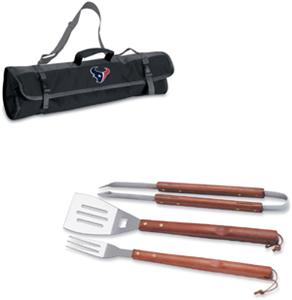 Picnic Time NFL Houston Texans BBQ Set w/Tote