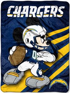 Northwest NFL San Diego Chargers 60" Mickey Throws