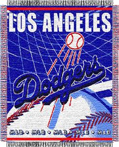 Northwest MLB Dodgers 48"x 60" Triple Woven Throw