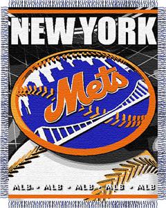 Northwest MLB Mets 48"x 60" Triple Woven Throw