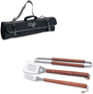 Picnic Time NFL St. Louis Rams BBQ Set w/Tote