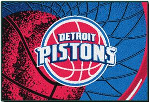 Northwest NBA Detroit Pistons 39"x59" Tufted Rug