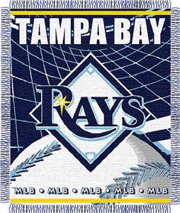 Northwest MLB Rays 48"x 60" Triple Woven Throw