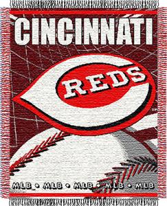 Northwest MLB Reds 48"x 60" Triple Woven Throw