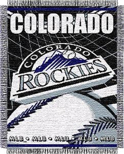 Northwest MLB Rockies 48"x 60" Triple Woven Throw