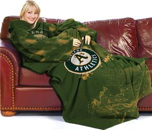 Northwest MLB Oakland Athletics Adult Fleece Throw