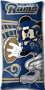 Northwest NFL St. Louis Rams Mickey Pillows