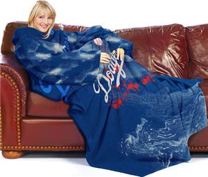 Northwest MLB LA Dodgers Adult Fleece Comfy Throw