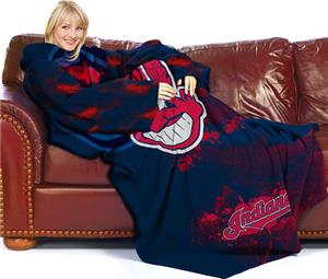 Northwest MLB Cleveland Indians Adult Fleece Throw