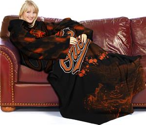 Northwest MLB Baltimore Orioles Adult Fleece Throw