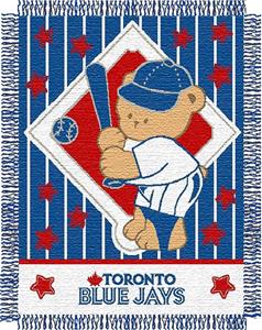Northwest MLB Blue Jays Baby Triple Woven Throw