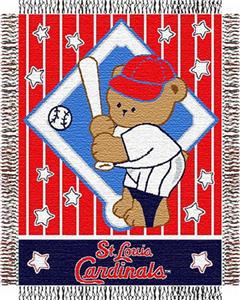 Northwest MLB Cardinals Baby Triple Woven Throw