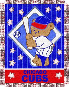 Northwest MLB Cubs Baby Triple Woven Throw