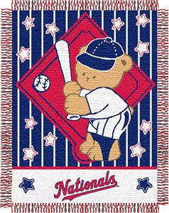Northwest MLB Nationals Baby Triple Woven Throw