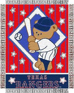 Northwest MLB Rangers Baby Triple Woven Throw