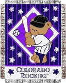 Northwest MLB Rockies Baby Triple Woven Throw