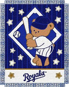 Northwest MLB Royals Baby Triple Woven Throw
