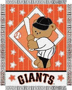 Northwest MLB Giants Baby Triple Woven Throw