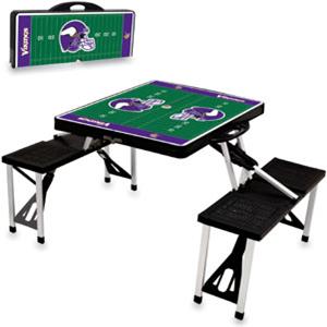 Picnic Time NFL Minnesota Vikings Picnic Table