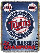 Northwest MLB Minnesota Twins Commemorative Throw Northwest MLB Minnesota Twins Commemorative Throw