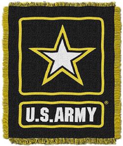 Northwest U.S. Army Triple Woven Jacquard Throw