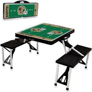 Picnic Time NFL New Orleans Saints Picnic Table
