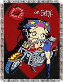 Northwest Biker Betty Boop 60" Tapestry Throws