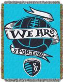 Northwest MLS KC Sporting Handmade Tapestry Throw Northwest MLS KC Sporting Handmade Tapestry Throw