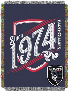 Northwest MLS San Jose Quakes 48x60 Tapestry Throw
