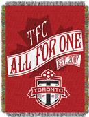 Northwest MLS Toronto FC Handmade Tapestry Throw Northwest MLS Toronto FC Handmade Tapestry Throw
